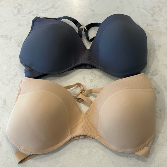 Lively The No-Wire Push-Up Smoke and Toasted Almond Bundle of 2 Size 36DDD - Picture 1 of 16
